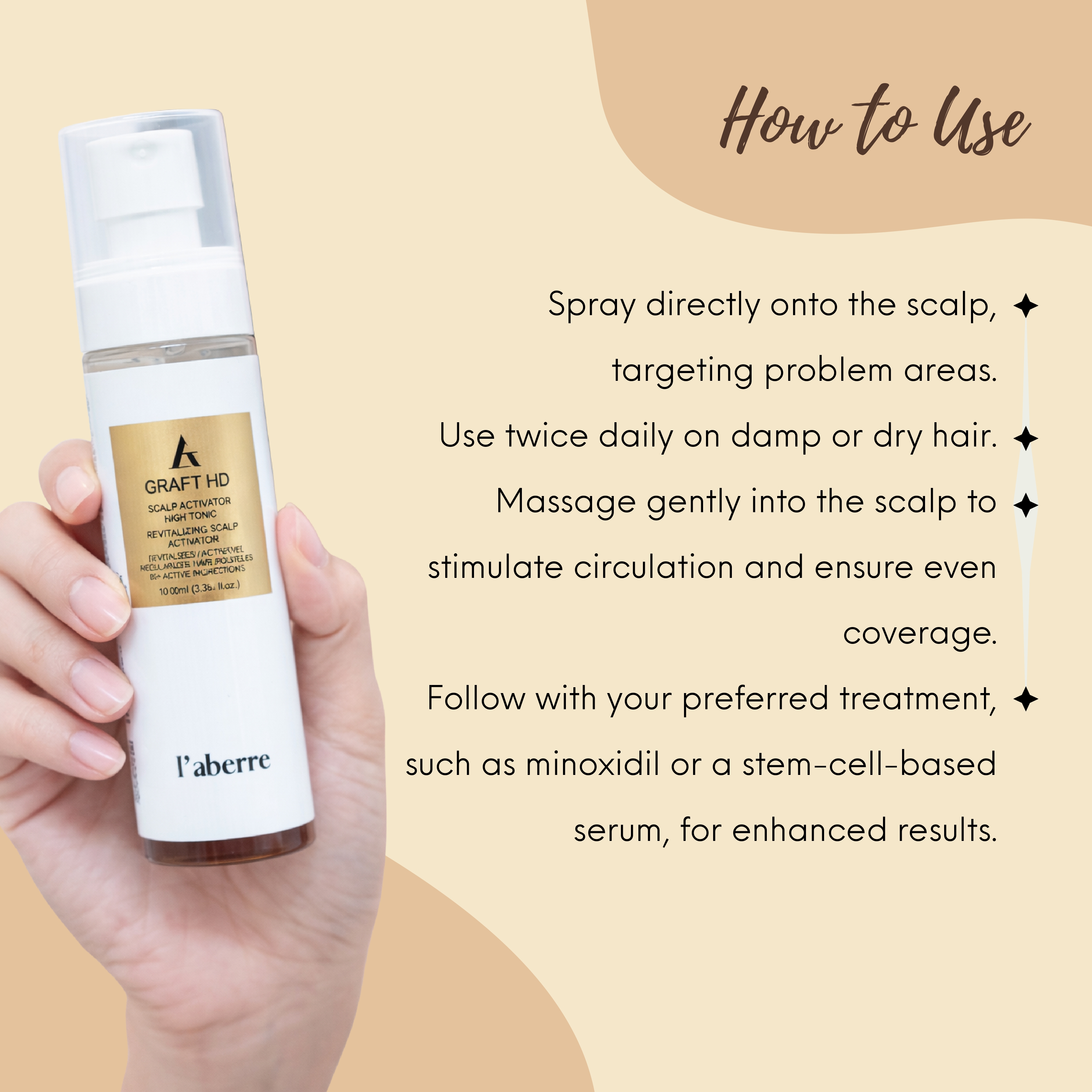 GRAFT HD SCALP ACTIVATOR HAIR TONIC